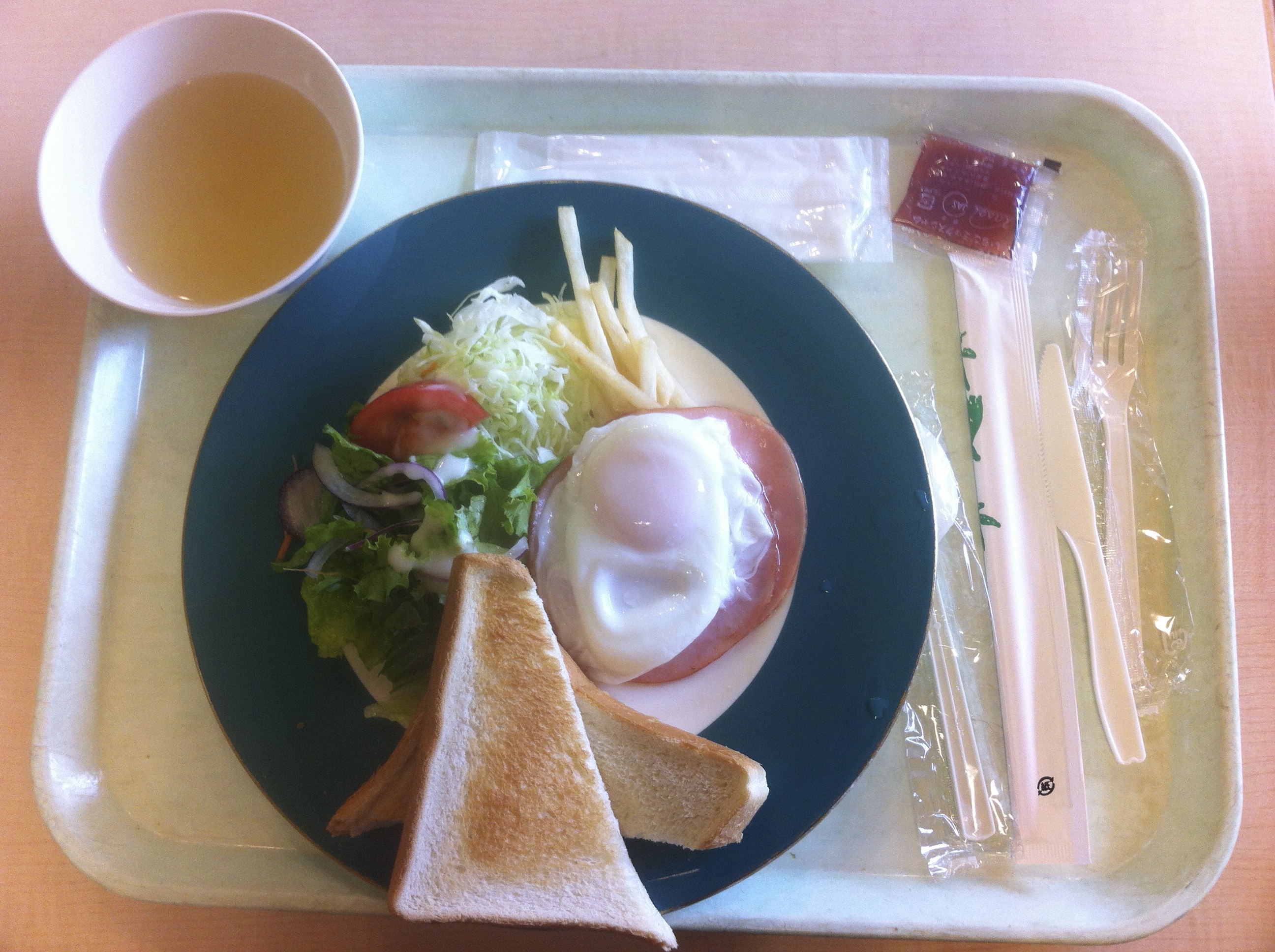 American Breakfast in Japan