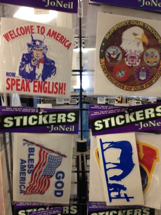 God, Troops, Cowboys, and English